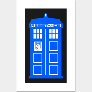 Blue Box Reistance Posters and Art